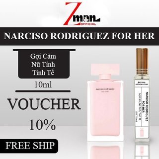Nước Hoa Nữ Hương Phấn Narciso Rodriguez For Her Edp - Nar Hồng Nhạt