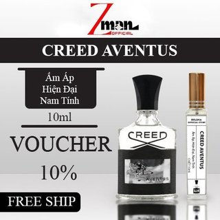 Nước hoa nam Creed Aventus chiết 10ml ấm áp hiện đại nam tính