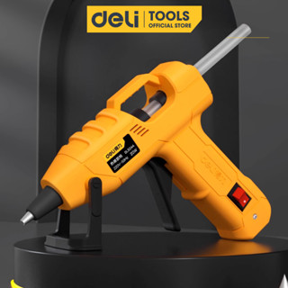 Súng Bắn Keo Mini Công Suất Lớn Chính Hãng DELI - Làm Nóng Nhanh Ra Keo Đều