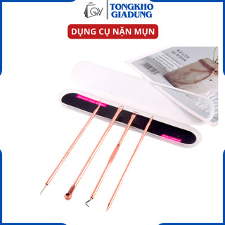 Bộ Dụng Cụ Nặn Mụn Và Lấy Ráy Tai 4 món