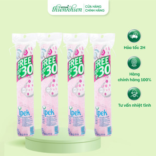 Combo 4 gói bông tẩy trang Ipek 150 miếng