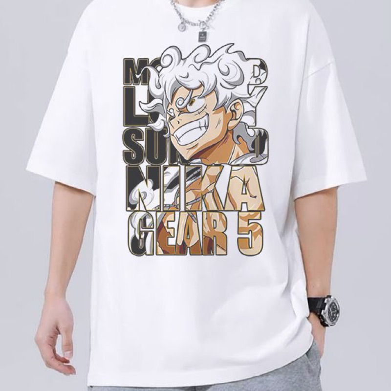 Áo Thun Luffy Oversize Unisex, Cho Nam Và Nữ, Monkey D Luffy, Áo One Piece