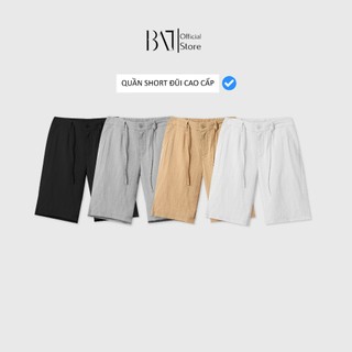 Quần short đũi nam BAT STORE chất liệu đũi xước co giãn nhẹ mặc thoáng khí kiểu dáng trẻ trung