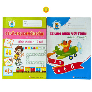 Sách- tủ sách bé vào lớp 1- bé làm quen với toán