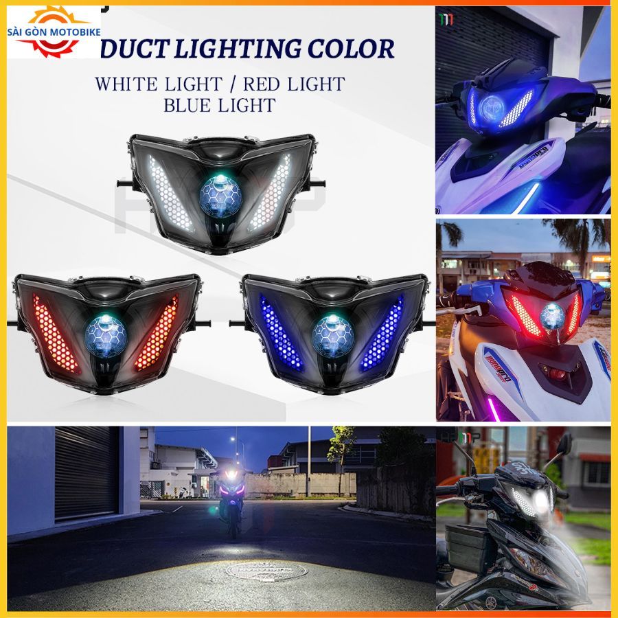 Đèn Pha LED EX 135 V2 ~ V7 EX 135 LC135 V2 V3 V4 V5 V6 V7 H4 Exciter 135 Yamaha Chất Lượng Cao