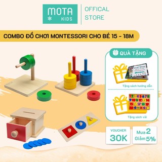  Trọn bộ đồ chơi cho bé 15-18 tháng phát triển theo Montessori - Hàng chính hãng