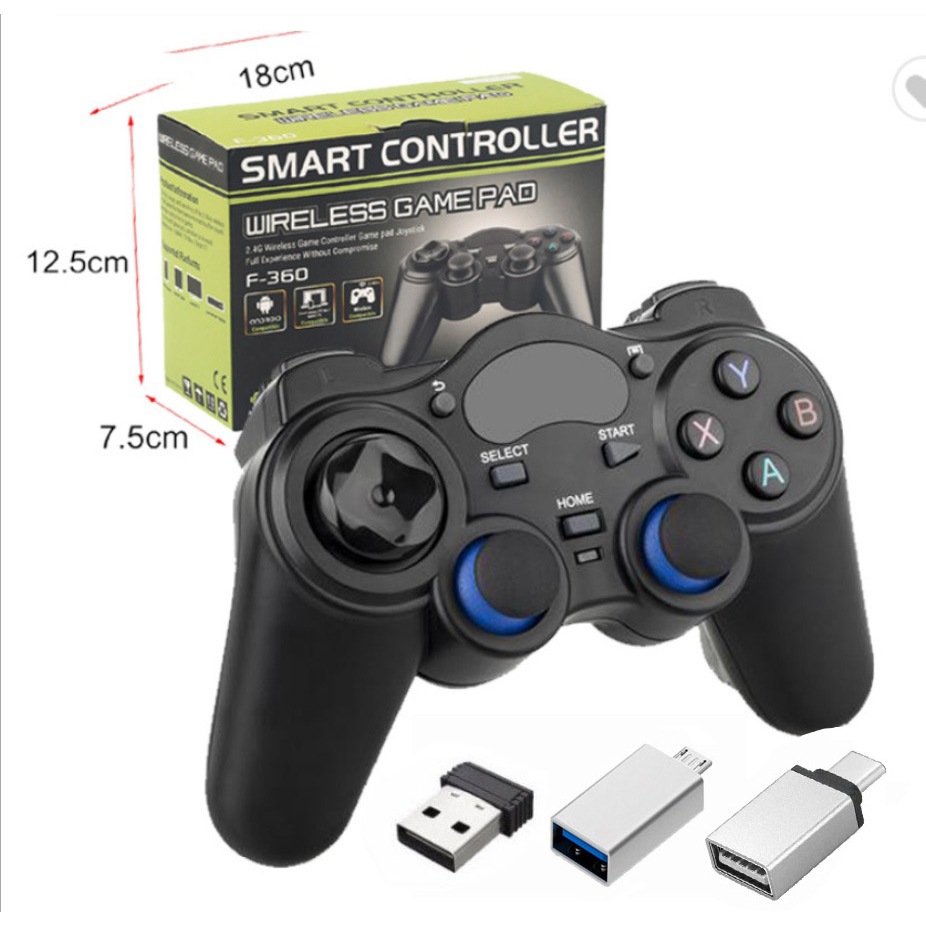 Tay cầm chơi game không dây TGZ-850M 2.4G - Chuyên  PC, Laptop, Điện Thoai Tivi Android - Game Fifa 