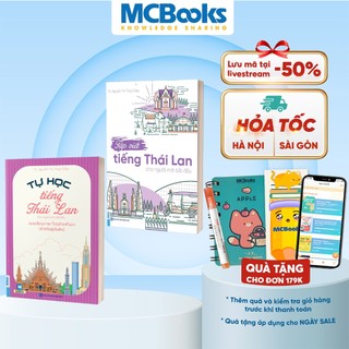 Sách - Combo Tự học tiếng Thái Lan cho người mới bắt đầu