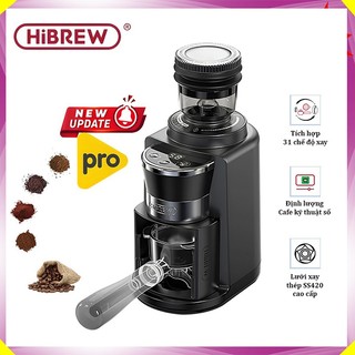 Máy xay hạt cà phê Espresso tự động tích hợp 31 chế độ xay thương hiệu HiBREW G3A - Hàng Nhập Khẩu