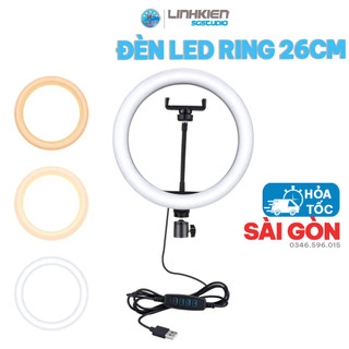 🔥 GIÁ SỈ 🔥 BÓNG Đèn Live Livestream size 26cm có dây Thay Thế Makup Trang Điểm Chụp Hình Bán Hàng