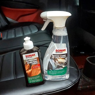 Bộ sản phẩm làm sách & bảo dưỡng túi da, giày dép da, ví, ghế da ô tô...vv - SONAX 321200, 291141