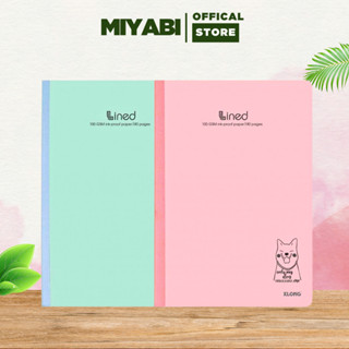 Vở kẻ ngang 80 trang định lượng giấy 100gsm klong b5, tập vở kẻ ngang học sinh , vở viết ghi chép - MIYABI