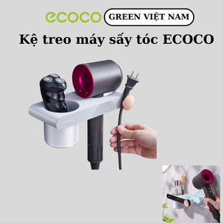 Kệ Treo Máy Sấy Tóc ECOCO Cao Cấp - Giá đựng đồ, máy sấy tiện dụng