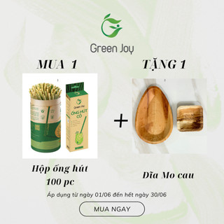 Ống hút cỏ bàng khô Green Joy