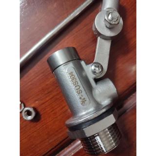Van phao cơ inox 304 phi 21mm-27mm