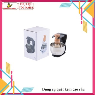 Bộ dụng cụ quét kem cạo râu dành cho barber chuyên nghiệp