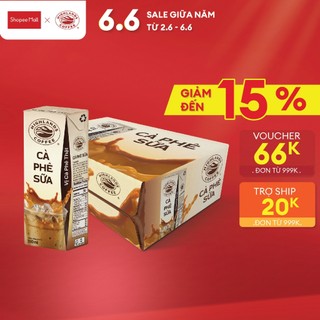 Thùng 48 hộp Cà phê Sữa Highlands Coffee Tetra (180ml /hộp)
