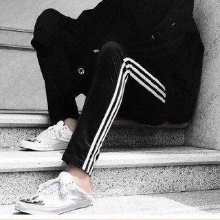 Quần jogger unisex bigsize 3 sọc suông lưng thun năng động 40-95kg