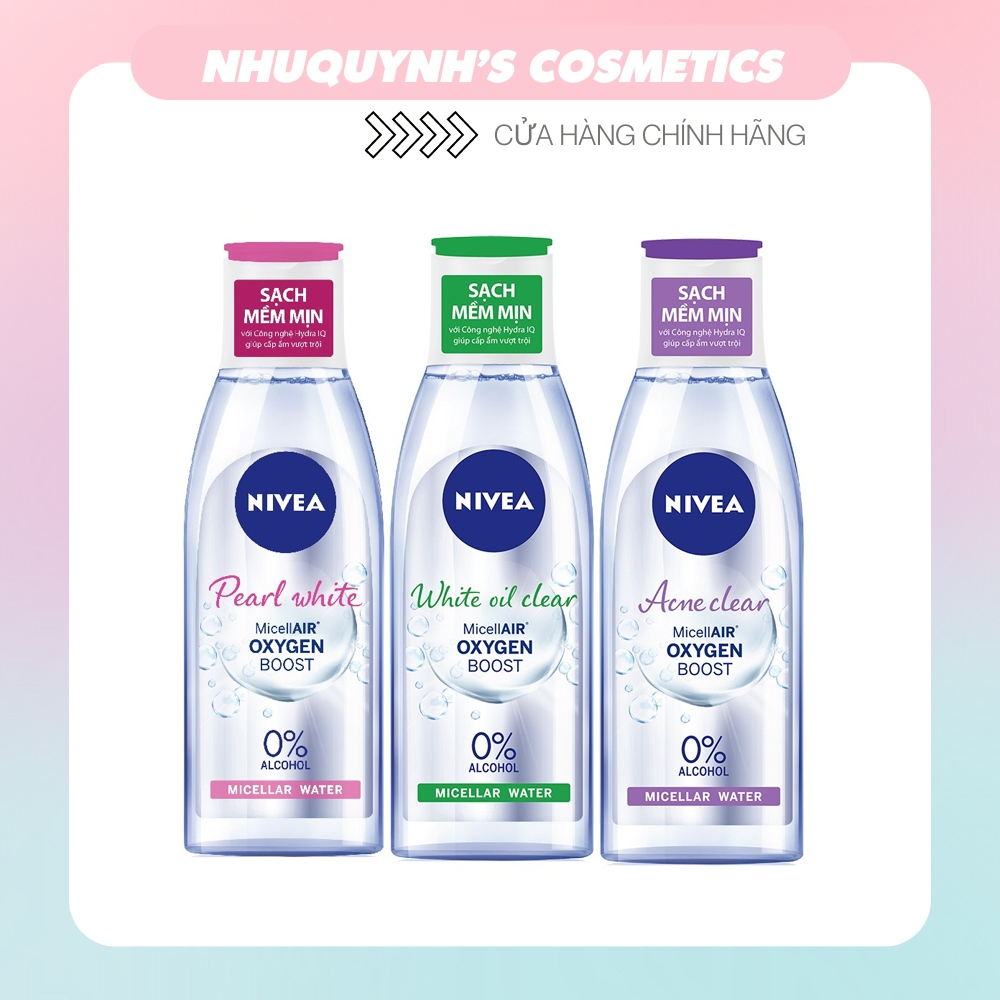 Nước Tẩy trang Nivea không cồn