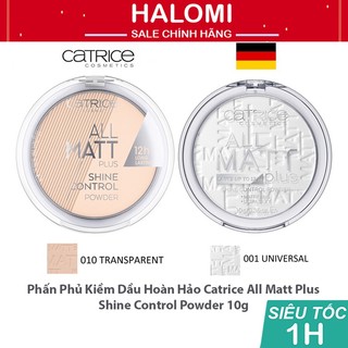 Phấn Phủ Nén CATRICE All Matt Plus Shine Control Powder Chính Hãng HALOMI