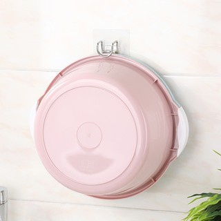 Móc treo inox dán tường treo thau, treo chậu - đồ dùng nhà bếp