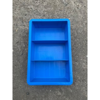 Khay Nhựa 3 ngăn kích thước: 265*170*70mm Xanh ngăn đựng dụng cụ đa năng , linh kiện ốc vít nuôi cá nhiều