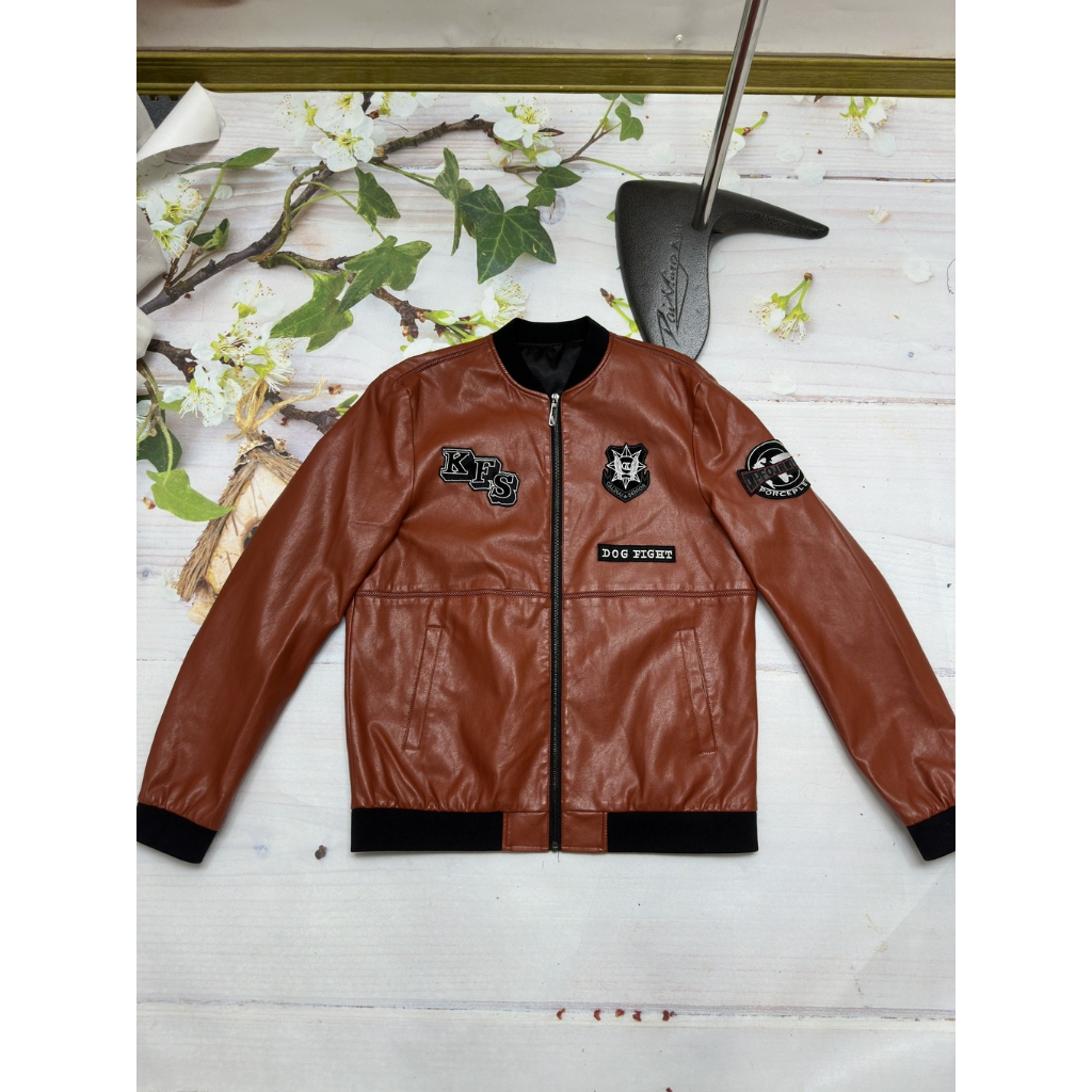 [Secondhand] - Áo khoác da 23.KD17 - Size  (nam)