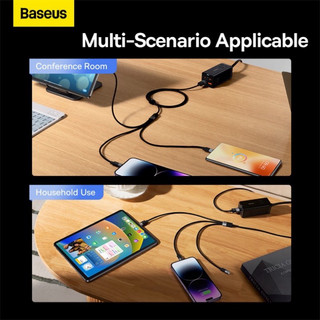 Cáp Sạc Đa Năng Baseus StarSpeed 1-for-3 Fast Charging Data Cable USB to Micro Type C 3.5A