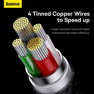 Cáp Sạc Đa Năng Baseus StarSpeed 1-for-3 Fast Charging Data Cable USB to Micro Type C 3.5A