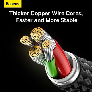 Cáp Sạc Baseus Glimmer Series Fast Charging Data Cable USB to Ln 2.4A