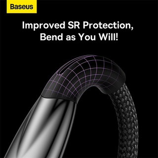 Cáp Sạc Baseus Glimmer Series Fast Charging Data Cable USB to Ln 2.4A