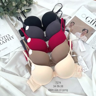 áo ngực đệm vừa , áo lót trơn đệm vừa 7274 không gian eva