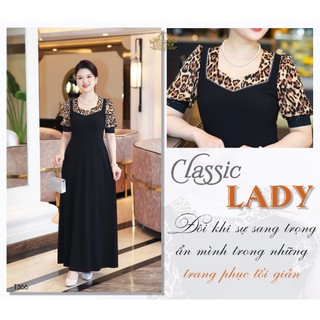 Đầm trung niên maxi mango cao cấp Ladyshop T366
