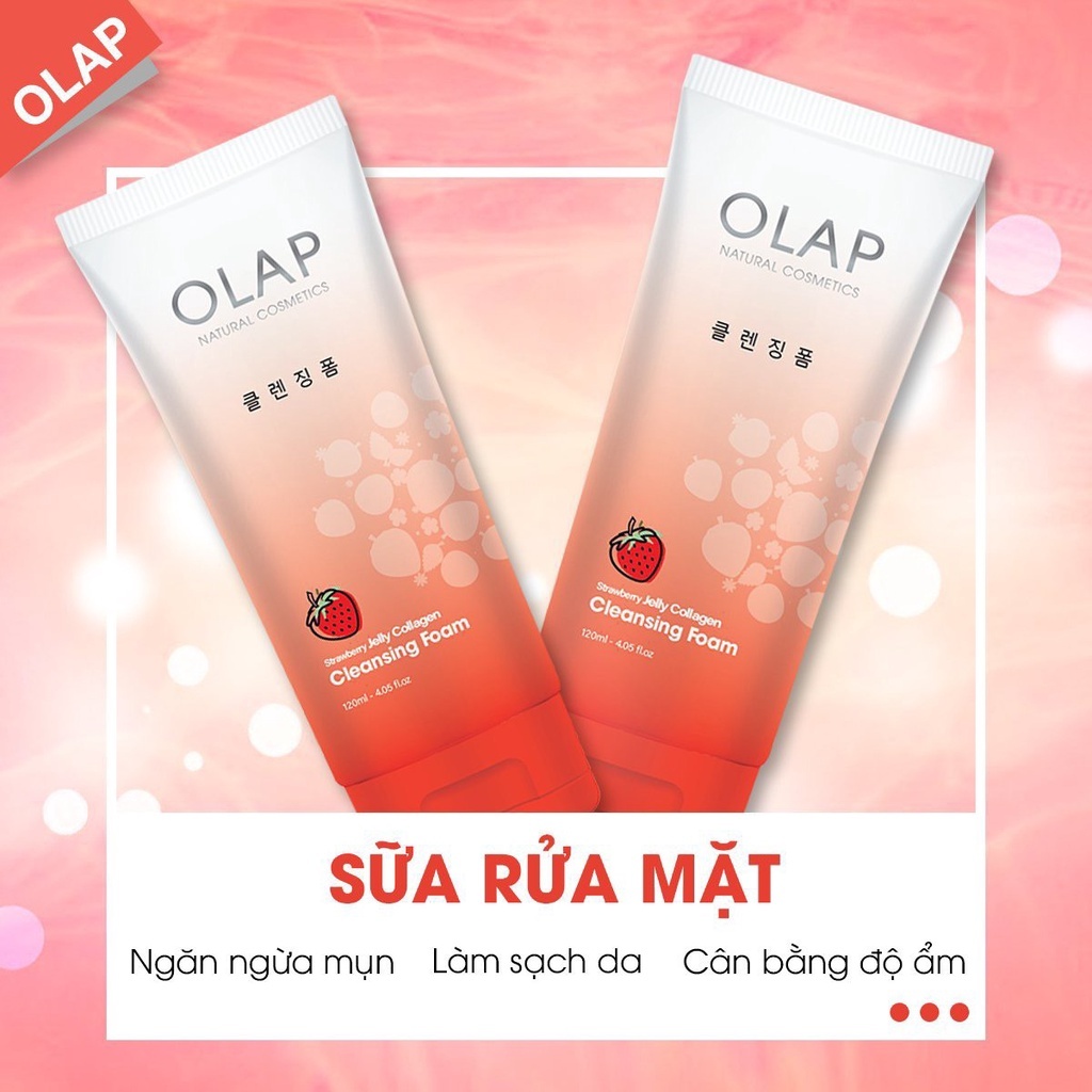 Sữa rửa mặt olap 120ml trắng da mờ thâm