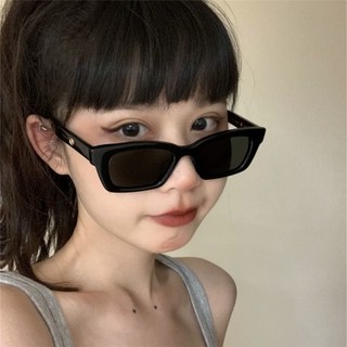 Kính mát thời trang nam nữ Madeline KM14 gọng chữ nhật, mắt kính trơn phong cách Retro Hàn Quốc chống tia UV400