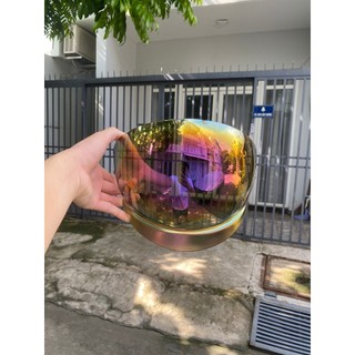 KÍNH 7 MÀU RỜI THAY THẾ  NÓN BẢO HIỂM 3/4 ROYAL M139 KÍNH ÂM