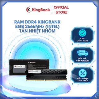 RAM DDR4 KINGBANK 8GB 2666MHz (INTEL) TẢN NHIỆT NHÔM