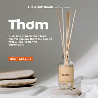NƯỚC HOA KHUẾCH TÁN & NƯỚC HOA SPA DAY - GỖ TRẦM HƯƠNG & VANI HOA HỒNG