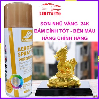Sơn Xịt Mạ Vàng Ô Tô, Xe Máy - Dát Vàng Nội Thất Sang Trọng - Đổi Màu Đồ Trang Trí - Đủ Màu, Xóa Vết Xước Xe