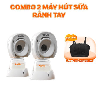 Máy hút sữa rảnh tay TopGiaKids, máy hút cao cấp không dây, lực hút mạnh êm ái không gây đau rát