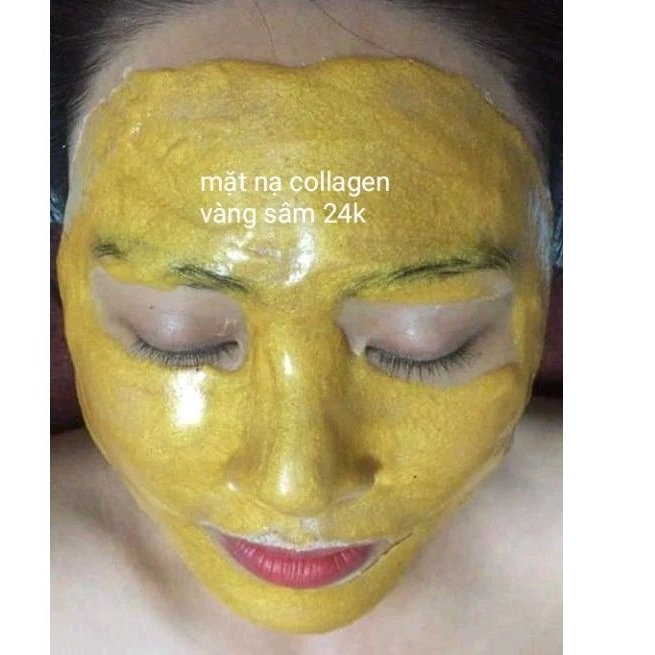 1kg mặt nạ collagen vàng sâm 24k handmade