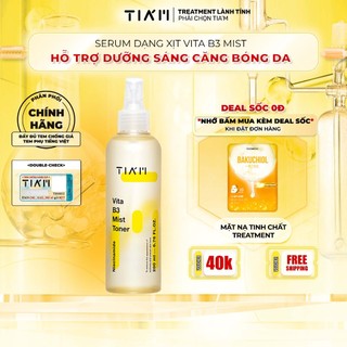 Serum Dạng Xịt Dưỡng Trắng, Căng Bóng Da Tia'm Vita B3 Mist 200ml