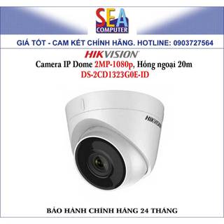 Camera hikvision ip dome 2mp-1080p, hồng ngoại 20m ds-2cd1323g0e-id