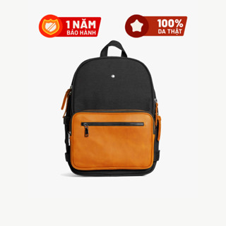 Balo LAGOM Fika Backpack phối da thật - đi học đi làm năng động cá tính