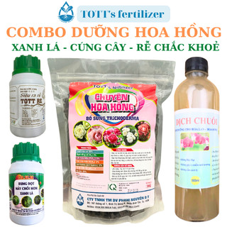 Phân Bón Hoa Hồng - Dưỡng Cây Nảy Chồi Xanh Lá ( phân hoa hồng, TOTT RE, dịch chuối, 31-11-11) TOTT's fertilizer