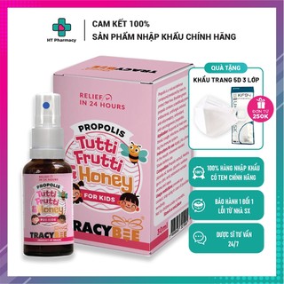 Xịt họng keo ong TracyBee - Keo ong TracyBee vị trái cây