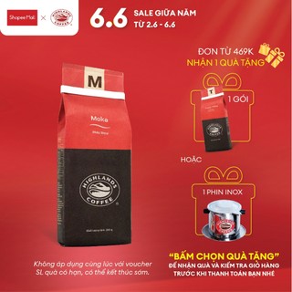 Cà Phê Rang Xay Moka Highlands Coffee 200g