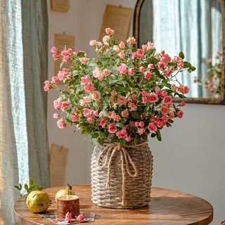 Hoa hồng tỉ muội cao cấp - hoa lụa, hoa giả cao cấp Han flower