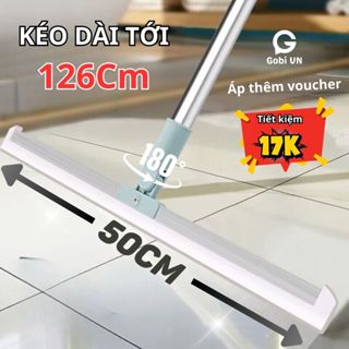  Chổi Gạt Nước Đa Năng Có Thể Kéo Dài Chổi Quét Sàn Nhà Tắm Lưỡi Silicon Xoay 180 Độ Vừa Lau Sàn Vừa Lau Kính 