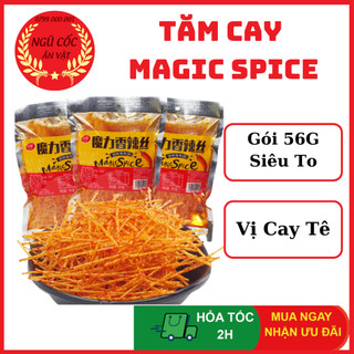 Tăm cay magic spice siêu cay - tăm xoắn cay - que tăm cay trung quốc - gói 56g - ngucoc_anvat